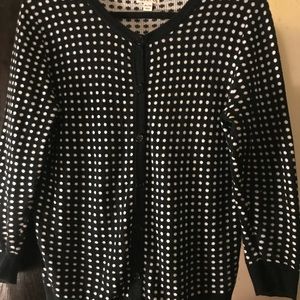 Polka dot cardigan